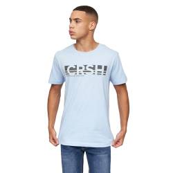 Crosshatch Herren Sullivan T-Shirt, hellblau, L von Crosshatch