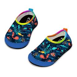 Crova Kinder Badeschuhe Strandschuhe Baby Wasserschuhe Schwimmschuhe rutschfest Schnelltrocknende Aquaschuhe Barfußschuhe Mädchen Junge von Crova