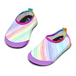 Crova Kinder Badeschuhe Strandschuhe Baby Wasserschuhe Schwimmschuhe rutschfest Schnelltrocknende Aquaschuhe Barfußschuhe Mädchen Junge von Crova