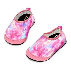 Crova Kinder Badeschuhe Strandschuhe Baby Wasserschuhe Schwimmschuhe rutschfest Schnelltrocknende Aquaschuhe Barfußschuhe Mädchen Junge von Crova