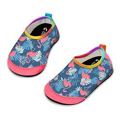 Crova Kinder Badeschuhe Strandschuhe Baby Wasserschuhe Schwimmschuhe rutschfest Schnelltrocknende Aquaschuhe Barfußschuhe Mädchen Junge von Crova