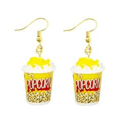Popcorn-Ohrringe, Geschenk, lustig, niedlich, baumelnd für Sie, Neuheit Schmuck von CrownOfRibbons