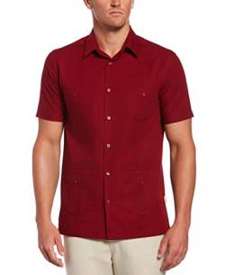 Cubavera Herren C/T Basic Guayabera Shirt Hemd, Fahrrad-Rot, XX-Large von Cubavera