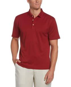 Cubavera Herren Essential Strukturiertes Performance-Poloshirt S – 5 x groß und hoch Polohemd, Fahrrad-Rot, X-Large von Cubavera