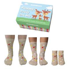 Cucamelon Matching Mummy Daddy and Me Family Socks | EUR 39-46, 6,5-10,5 & Newborn +, nude, One size von Cucamelon