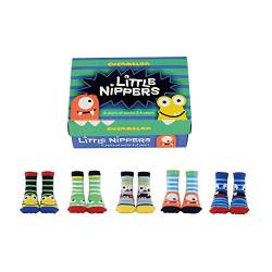 Cucamelon Unisex-Baby Little Nippers Socken-Geschenk, Multi, One Size von Cucamelon