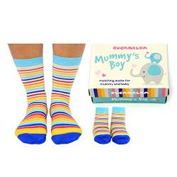 Cucamelon Unisex-Baby Mummy and Me Socken-Geschenk, Multi, One Size von Cucamelon