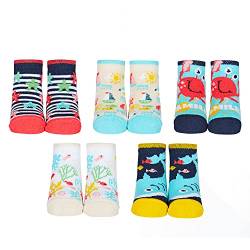 Cucamelon Unisex-Baby Waves Socken-Geschenk, Multi, One Size von Cucamelon