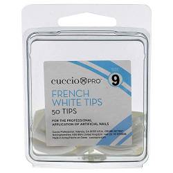 Cuccio French Manicure 50tlg weiß Tipps, Größe 9 von Cuccio