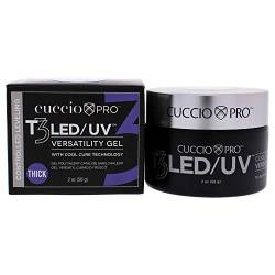 Cuccio T3 LED-/UV-gesteuertes Nivelliergel aus dickem Viskositäts-Gel, Weiß, 56 g von Cuccio