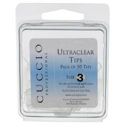 Cuccio UltraClear 50tlg Nail Tipps, Größe 3 von Cuccio