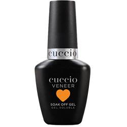 Cuccio Veneer Gel-Nagellack, 13 ml, KJ On The Mic, Neon Tangerine von Cuccio