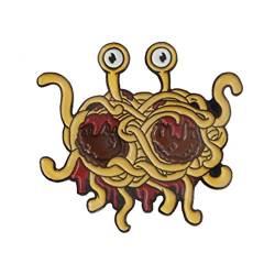 Culer Flying Spaghetti Monster Broschen Jeansjacke Revers-Knopf Brosche Abzeichen Schmuck von Culer