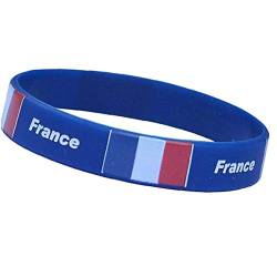 Culer Silikon-Armbänder Armbänder Mit Nationalflagge Und Wappen Emblem Für Männer Und Frauen Frankreich von Culer