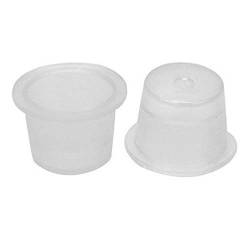 Kunststoff-einweg-tattoo Ink Cups Permanent Make-up Pigment Container Cap Tattoo Zubehör 100pcs (e) von Culer