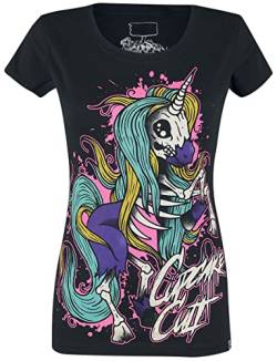 Einhorn Internal Unicorn Frauen T-Shirt schwarz M von Cupcake Cult