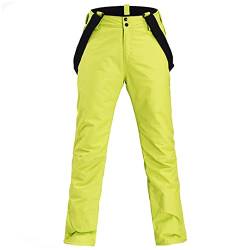 Skihose Damen Winter Sport Outdoor Verdickung Hose Männer Winddicht Wasserdicht Warm Snowboard Hose Sport Warm Gelb L von Cupgriade