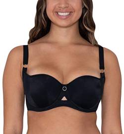 Curvy Kate Damen Boost Me Up Balconette-BH, Schwarz, 65E von Curvy Kate