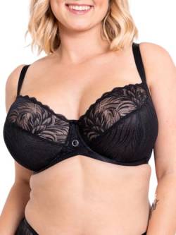 Curvy Kate Damen Lace Daze Balcony Bra Balconette-BH, Durchsichtig, Black, 70H von Curvy Kate