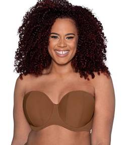 Curvy Kate Damen Luxe BH, Braun (Caramel Caramel), 75H (Herstellergröße: 34H) von Curvy Kate