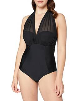 Curvy Kate Damen Wrapsody Einteiler, (Black Black), (Herstellergröße: 36J) von Curvy Kate