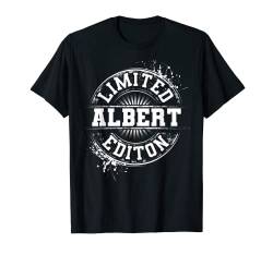 Albert Limited Edition Witziges Geschenk T-Shirt von Custom Birthday Son Dad Name For Him Christmas Men