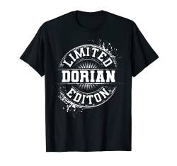 DORIAN Limited Edition Lustiges personalisiertes Geschenk T-Shirt von Custom Birthday Son Dad Name For Him Christmas Men