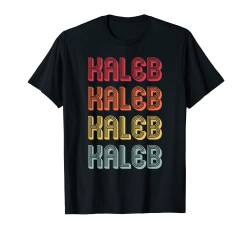 KALEB Geschenk Name personalisiert lustig Retro Vintage Geburtstag T-Shirt von Custom Men Name Dad Boy Husband Christmas Presents