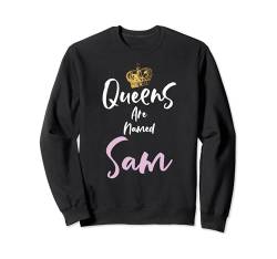 Samantha Name Queen Personalisierte Frauen Mädchen Süßes Rosa Samantha Sweatshirt von Custom Name Gifts Tags for Women