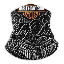 Custom made Harley Davidson Herren & Damen Mikrofaser Halswärmer Gaiter Stretchy Face Cover Halbmaske Schlauchschal Vielseitigkeit Bandana Stirnband Kopfbedeckung von Custom made