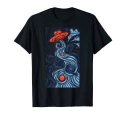 Cooles Raumschiff, Alien, UFO, Outta This World T-Shirt von Cute Accessories Art Gifts for Women and Men