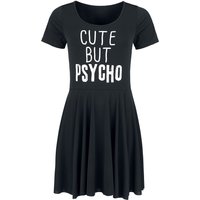 Cute But Psycho Kleid knielang - S bis 4XL - für Damen - Größe 3XL - schwarz von Cute But Psycho