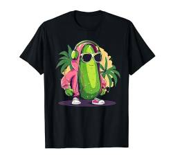 Ästhetische Gurke mit Sonnenbrille I Gurke T-Shirt von Cute Cucumber Art I Pickle I Kids Cucumber