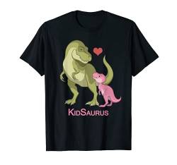 Daddy, T-Rex & Süße rosa Baby KidSaurus Dinosaurier T-Shirt von Cute Dinosaur Art by CSForest