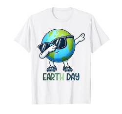 Süßer Tag der Erde 2024 Lustiger Tag der Erde für Kinder, Kleinkinder, Jungen, Dab T-Shirt von Cute Earth Day 2024 Outfit For Kids Women Men