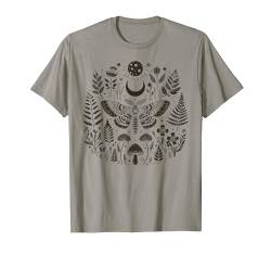 Therian Grunge Fairycore Aesthetic Luna Moth Cottagecore T-Shirt von Cute Fairycore Clothing For Women & Girls Designs