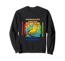 Goldener Bowerbird im Pop Art Style für Golden Bowerbird Lover Sweatshirt von Cute Funny Novelty Gifts