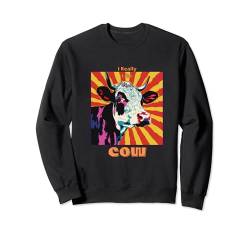 Kuh im Pop Art Stil Malerei für Kuh Liebhaber Männer Frauen Geschenke Sweatshirt von Cute Funny Novelty Gifts