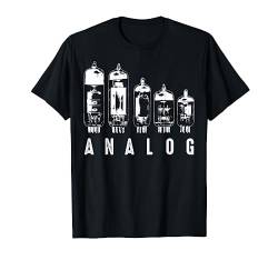 Cool Analog Vacuum Tubes Gift | Funny Electron Valve Lover T-Shirt von Cute Radio Amp Collectors Electronics Fan Designs