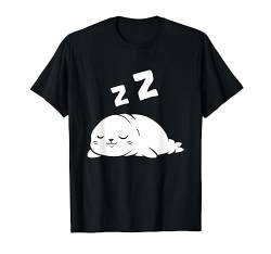 Seal Lazy Seals Schlafanzug, Siegel T-Shirt von Cute Seals Tees And Gifts