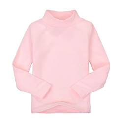 CuteOn Kids Kinder | High Neck | T-Shirt | Baumwolle | T-Shirt, Tops, T-Shirt Misty Rose 3 Jahre von CuteOn