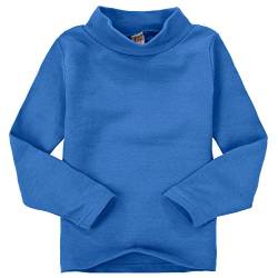 CuteOn Kids Kinder | High Neck | T-Shirt | Baumwolle | T-Shirt, Tops, T-Shirt Royal Blue 3 Jahre von CuteOn