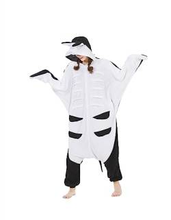 CuteOn Onesie Damen Tier Karneval Kostüm Sleepsuit Cosplay Pyjamas Einteiler Pyjama Herr Schlafanzug Erwachsene Unisex Nachtwäsche-Fisch-M von CuteOn