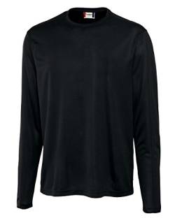 Clique Herren Longsleeve Ice Performance Tee, schwarz, XX-Large von Cutter & Buck