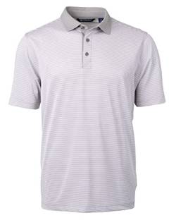 Cutter & Buck Herren Virtue Recyceltes Poloshirt Polohemd, Poliert/Weiß, L von Cutter & Buck