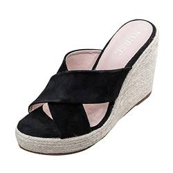 Cvanxluy Damen Sandalen Weiß Mesh Sandalen Damen Sommer Pink Sexy Pantoletten Damen Mit Absatz Damen Sandalen 38-39 Strandschuhe Offene Pantoffeln Leichte Hausschuhe Damen Mit Absatz von Cvanxluy