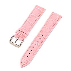 Leder-Uhrenarmband-Gurt-Frau Uhrenarmbänder 10-24mm Mehrfarbenuhrenarmbänder Rosa, 10mm von Cycat