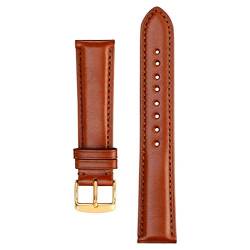 Lederband Männer Frauen Ersatz Gürtel Vintage-Leder-Uhrenarmband Passende Stitching-G, 22mm von Cycat