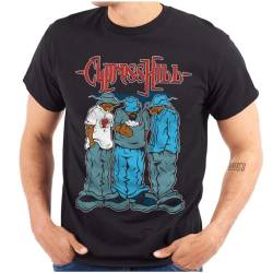 Cypress Hill Blunted Black T-Shirt für Herren, Schwarz - Schwarz - Groß von Cypress Hill