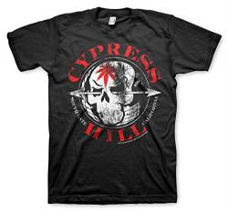 Cypress Hill Offizielles Lizenzprodukt South Gate - California Big & Tall 3XL,4XL,5XL Herren T-Shirt (Schwarz), 5X-Large von Cypress Hill